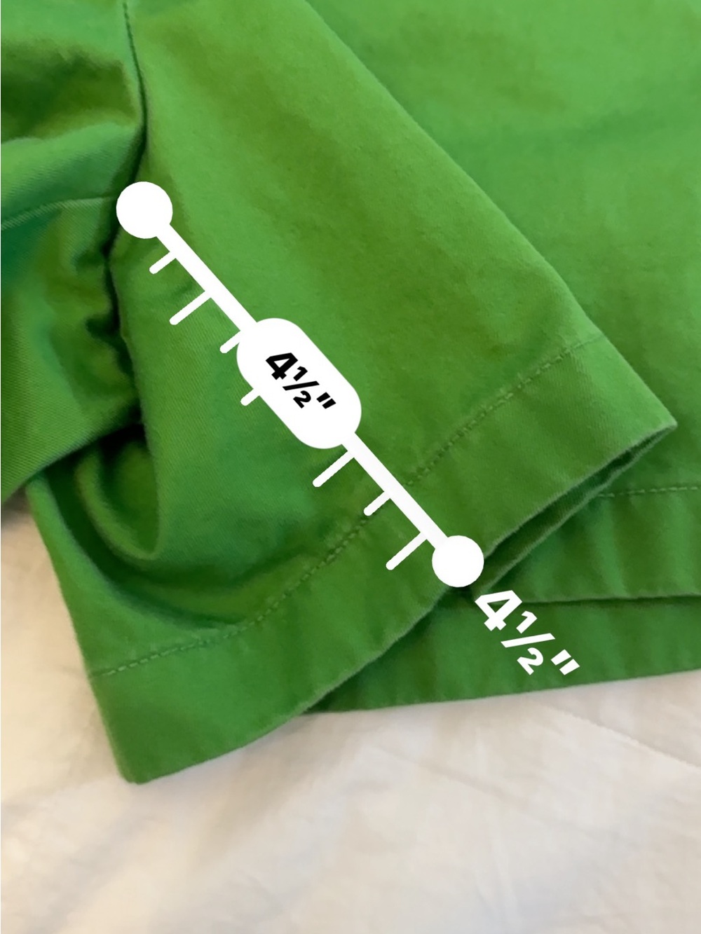 Bundle of Vineyard Vines Bright Green and yellow Chino Bermuda Shorts- like new! - Picture 11 of 12
